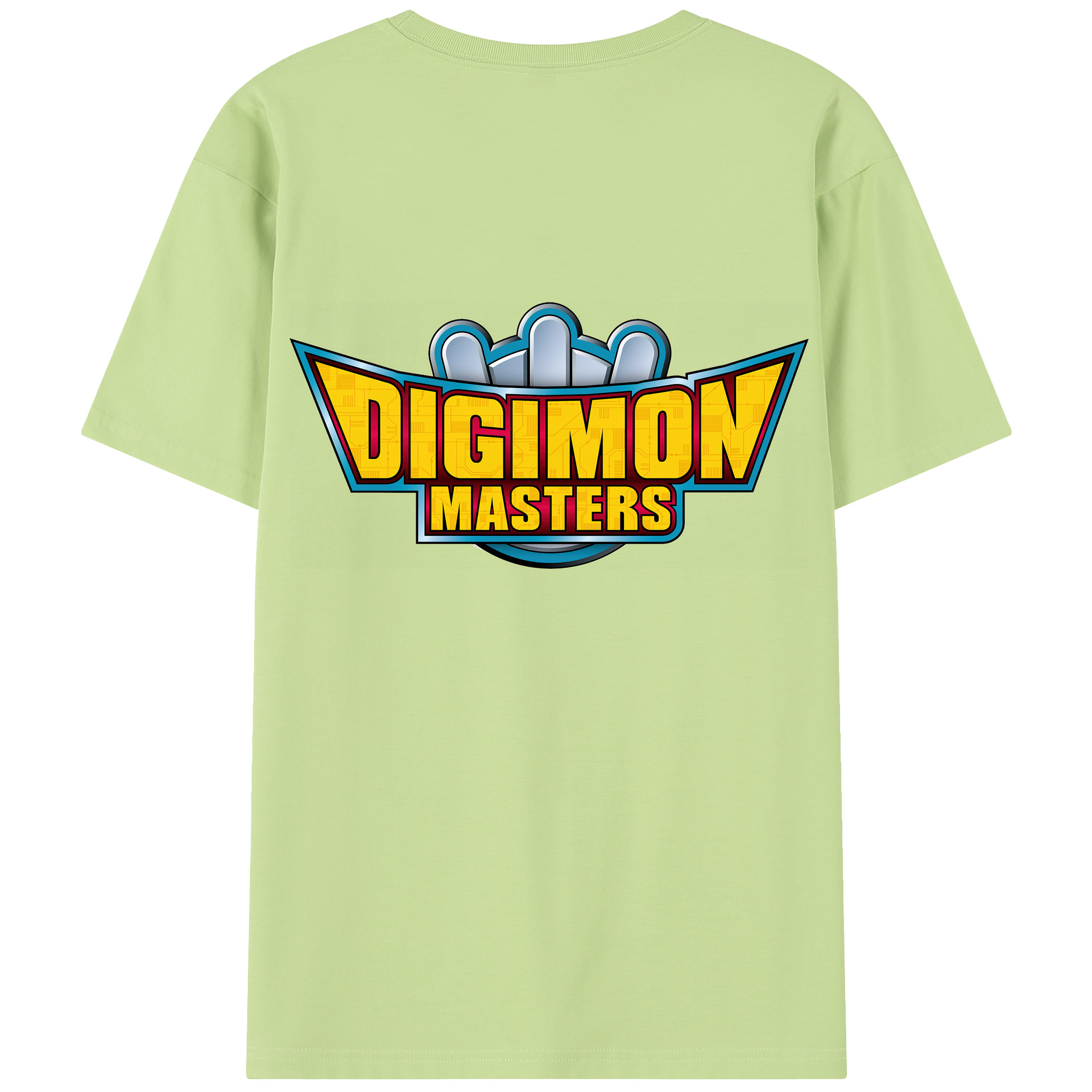 （画像用） Digimon デジタルモンスター/デジモン 綿100％半袖Tシャツ（背面プリント）